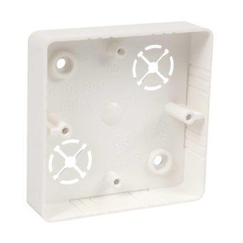 Приборный короткий короб для Classic и Swing, негорючий, PVC, 400V, ABB LK 80X20R/1_HB фото