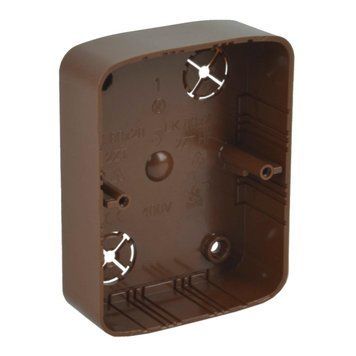 Коробка для приладів ABB Tango, подвійні розетки, темний дуб, негорючий PVC LK 80X28 2ZT_I2 фото