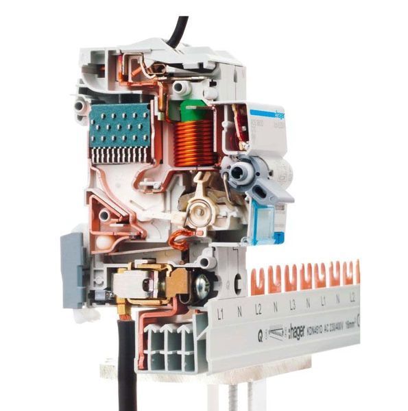 Вимикач автоматичний Hager QC 1P 6kA C-6A 1M, 230В, для DIN-рейки MCS106 фото