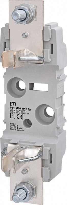 Тримач запобіжника ETI PT 1 250A, низьковольтний, для DIN-рейки, NH1 4121400 фото