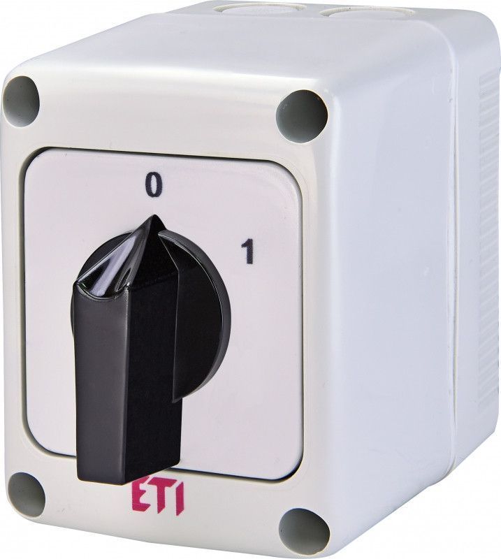 Перемикач ETI CS 16 91 PN 2p 16A з нейтралі, IP65, 400В, обертовий 4773159 фото
