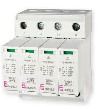 Захисний пристрій від перенапруги ETITEC SM T12 300V, 4 полюси, 12,5kA для систем TT 2440550 фото