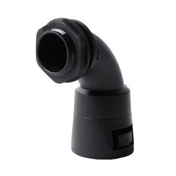 Заглушка для труб ADAPTALOK 90&deg;, черная, безгалогенная, IP66, термостойкая от -50 до +120&deg;C AM54/50-90_FB фото