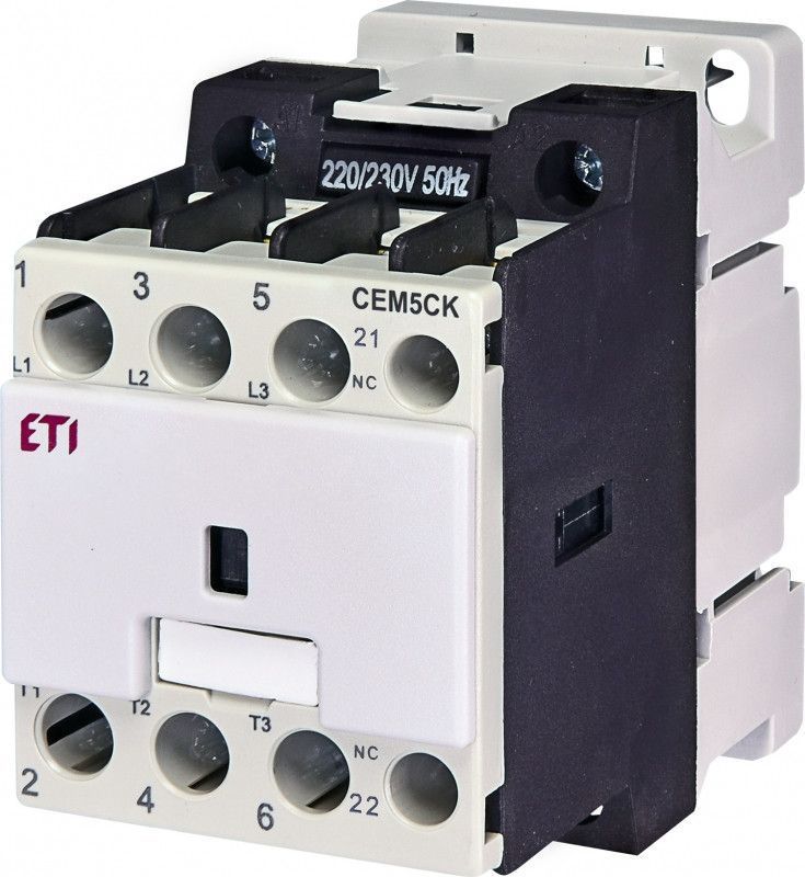 Контактор CEM 5CK.01 (5 кВАр, 400-440V) для електромагнітних пускателів 230V 4643804 фото