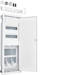 Мультимедийный щит Volta.Hybrid на 24 модуля, пластиковые двери, встроенный IP30 VU602WWH фото