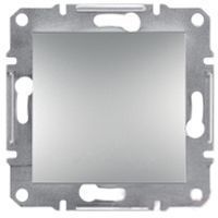 Самозажимная кнопка Schneider Electric Asfora, алюминий, 1 клавиша, 230В EPH0700161 фото