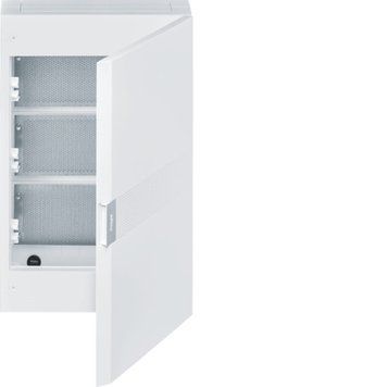 Мультимедийный шкаф Hager VEGA на 3 ряда, IP40, с белыми дверями, настенный VB318MP фото