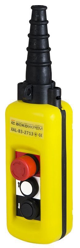 Тельферний пост XAL-B3-2713, IP65, 3 кнопки, міцний, корпус жовтого кольору A0140050011 фото