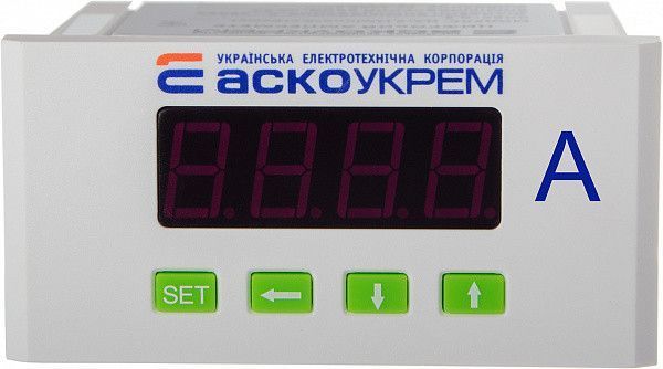 Цифровый амперметр АСКО-УКРЕМ ЦА-5 для переменного тока, диапазон 5А, 96х48 мм A0190010123 фото