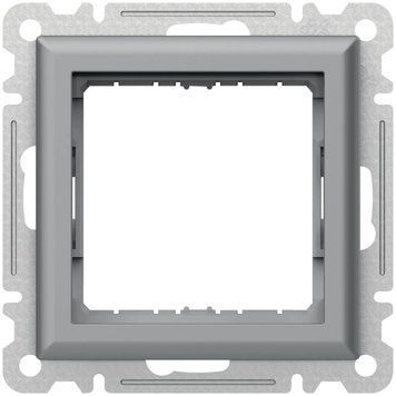 Рамка-адаптер срібна 71х71 мм для Lumina Soul/Intense, Hager WL2522 фото
