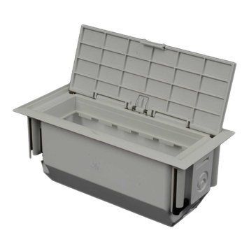 Универсальный блок KOPOBOX mini L для мебели и стен, простая установка, 3 модуля 45х45 KOPOBOX MINI L_N1B фото