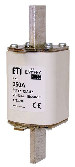Плавкая вставка ETI NH3 gBat 500A/700V DC - предохранитель для защиты аккумуляторов 4725295 фото
