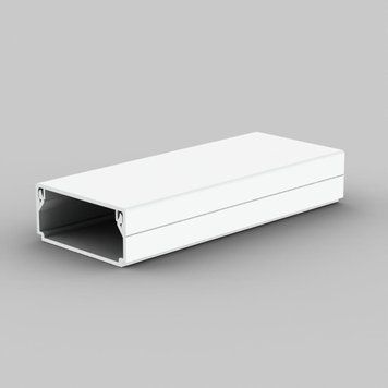 Короб для кабелей прямоугольный 2 м, самоклеящийся, белый, PVC LHD 40X20_P2 фото