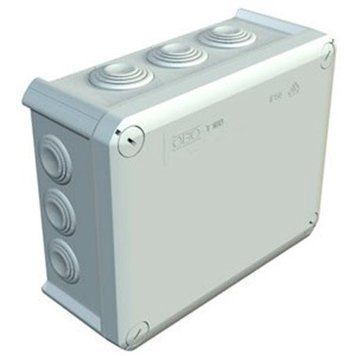Розподільча коробка Т250 IP66, 240х190х95мм, ударостійка, з вводами для кабелів 2007109 фото
