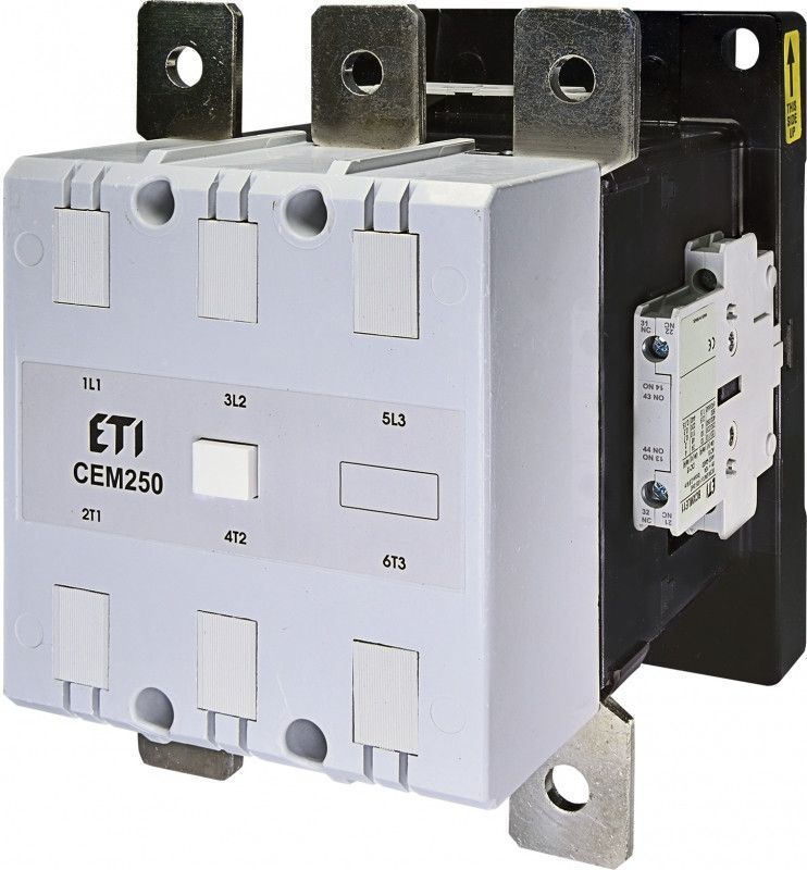 Контактор CEM 250.22 230V AC ETI, 350A, 3 полюсний, 132kW, Електромагнітний пускач 4656143 фото