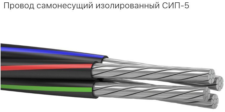 Кабель СИП-5 4*25 Одескабель 0,6/1 кВ, алюмінієвий, самозатухаючий, 90&deg;С 15840 фото