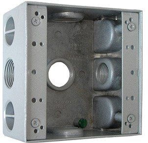 Розподільча коробка TAREL, металева відкрита, 3/4", 4 вводу, IP40 i0530004 фото
