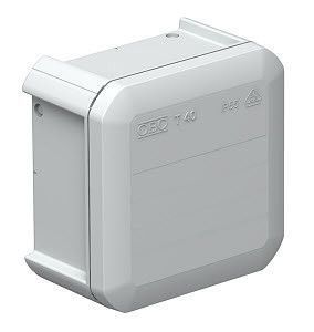 Коробка распределительная Т40 IP55, устойчивость к ультрафиолету, 90x90x52мм, ударопрочная 2007223 фото