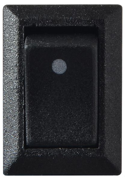Переключатель KCD5-101 B/B, 1 кнопка, чорний, АСКО-УКРЕМ, 250В AC, 6А A0140040099 фото