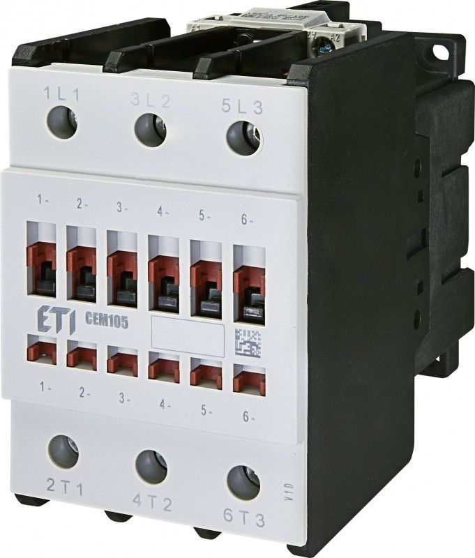 Контактор CEM 105.00 AC 230V, ETI, 140А, 3-ноточний, 55кВт, пускатель 4652103 фото