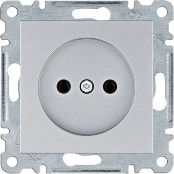 Розетка Hager Lumina-2 без заземлення 16A/230V, стильний дизайн, IP20 WL1012 фото