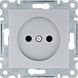 Розетка Hager Lumina-2 без заземления 16A/230V, стильный дизайн, IP20 WL1012 фото