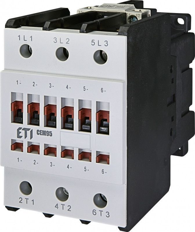 Контактор CEM 95.00 230V AC ETI, 3 полюси, 140A, для управління та пускателями 4651103 фото
