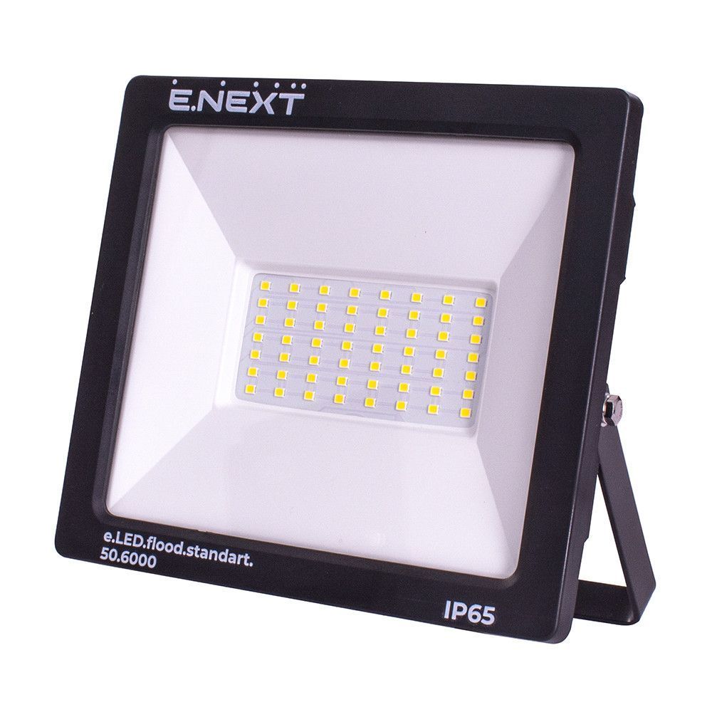 Світлодіодний прожектор e.LED.flood.standart 50Вт, 6000К, IP65 вуличний l0790004 фото