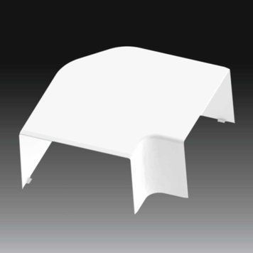 Угловой плоский PK 110x65 D HF, белый, безгалогенный, для парапетного канала, термостойкость -25 до 90&deg;C 8213HF_HB фото