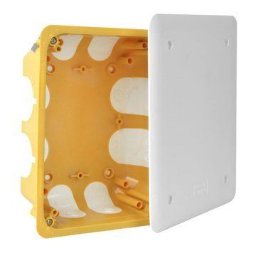 Розподільна коробка з кришкою V 180, герметична, шумоізольована, PVC KO 180/LD_NA фото