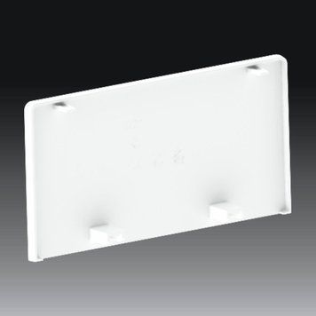 Заглушка для парапетного канала PK 130X65 D, белая, термостойкая PVC, диапазон температур -5 до 60 &deg;C 8221_HB фото