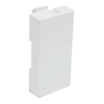 Модульна розетка Quadro - заглушка IP20, біла, для KOPOBOX QD 45X22.5-COVER_HB фото