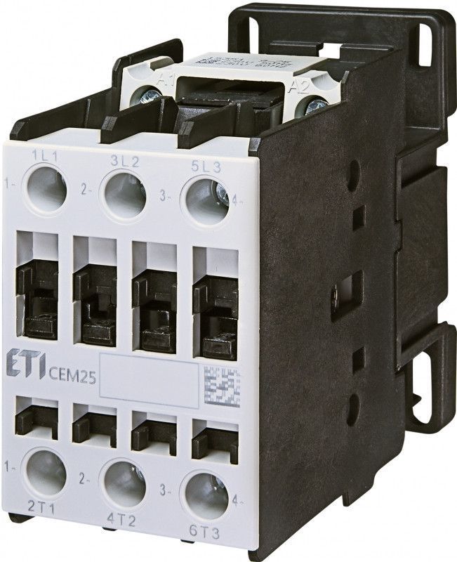 Контактор CEM 25.00 24V AC ETI, 45A, 11kW - Электромагнитный стартёр 4645100 фото