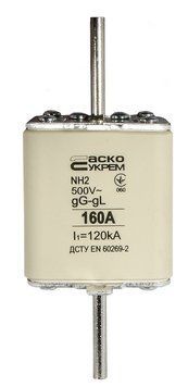 Ножевой предохранитель NH2 160A gG АСКО-УКРЕМ для защиты электрооборудования A0050010034 фото