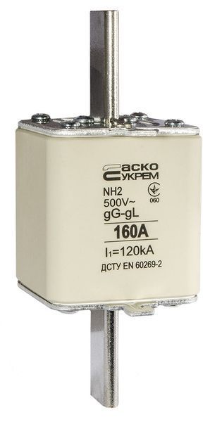 Ножевой предохранитель NH2 160A gG АСКО-УКРЕМ для защиты электрооборудования A0050010034 фото