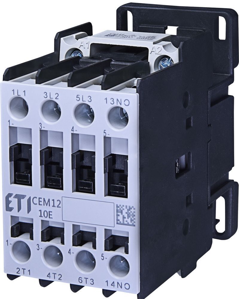 Електромагнітний контактор CEM 12.10 230V AC ETI, 25A, IP20 для стартерів 4643123 фото