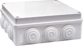 Розподільна коробка E.Next 300x250x120mm, IP65, 12 входів, біла p016010 фото