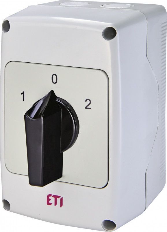 Перемикач ETI CS 32 53 PNG 3-полюсний, IP65, 32A, поворотний, з гвинтовим з'єднанням 4773198 фото