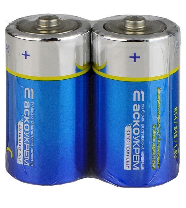 Солевой элемент питания 1.5V С.R14.SP2 для часов и игрушек, АСКО-УКРЕМ Аско.R14.SP2 фото