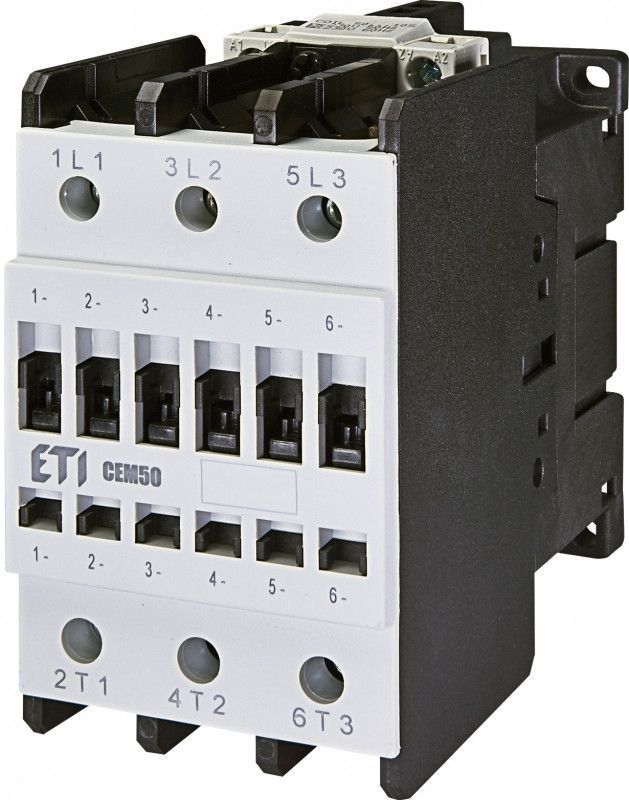 Контактор CEM 50.00 230V AC, ETI, 80А, 3-х полюсный, электромагнитный пускатель 4648103 фото