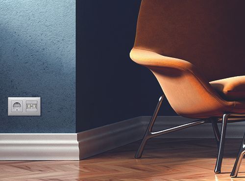 Двійна розетка Hager Lumina-2 чорна з захистом, 16А/230В, IP20 WL1263 фото
