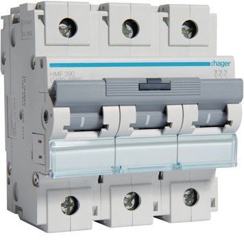 Автоматический выключатель 3P C-100A 10kA 4.5м, Hager HMF390 фото