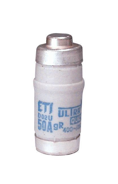 Плавка вставка ETI D02 UQ gR 20A/400V для захисту напівпровідників 004312001 4312001 фото