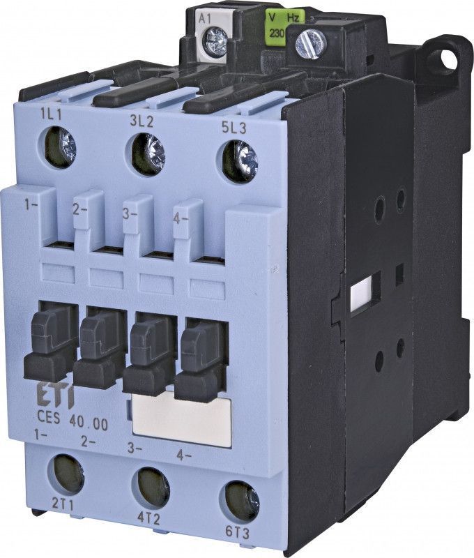 Контактор ETI CES 40.00, 18,5 кВт, 230V AC, 3-полюсный пускатель 4646554 фото