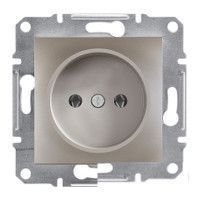 Розетка Schneider Electric Asfora без заземления Бронзовая, 16A, элегантный дизайн EPH3000169 фото