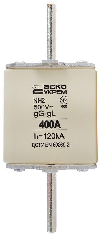 Ножовий запобіжник АСКО-УКРЕМ NH2 400A gG для захисту електрообладнання A0050010037 фото
