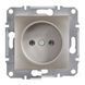 Розетка Schneider Electric Asfora без заземления Бронзовая, 16A, элегантный дизайн EPH3000169 фото