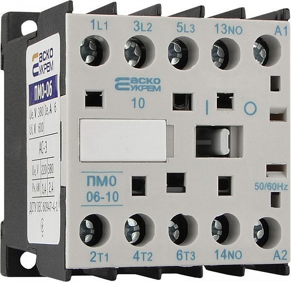 Пускач ПМ 0-06-10 F7 110В (LC1-K0610) реверсивний, 3 фази, ступінь захисту IP20 A0040010153 фото