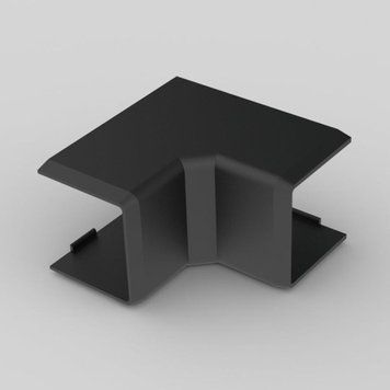 Внутренний угол LHD 20X20 черный, термостойкий, безгалогенный, для монтажа 8625_FB фото