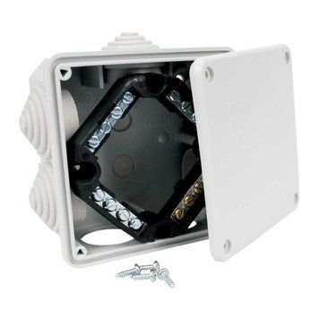 Коробка S-96 з втулками для вологих і корозійних умов, темно-сіра PVC, IP 54 8111_LA фото